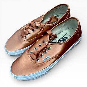 Vans Satin Rose Color Womens Shoes Size 6